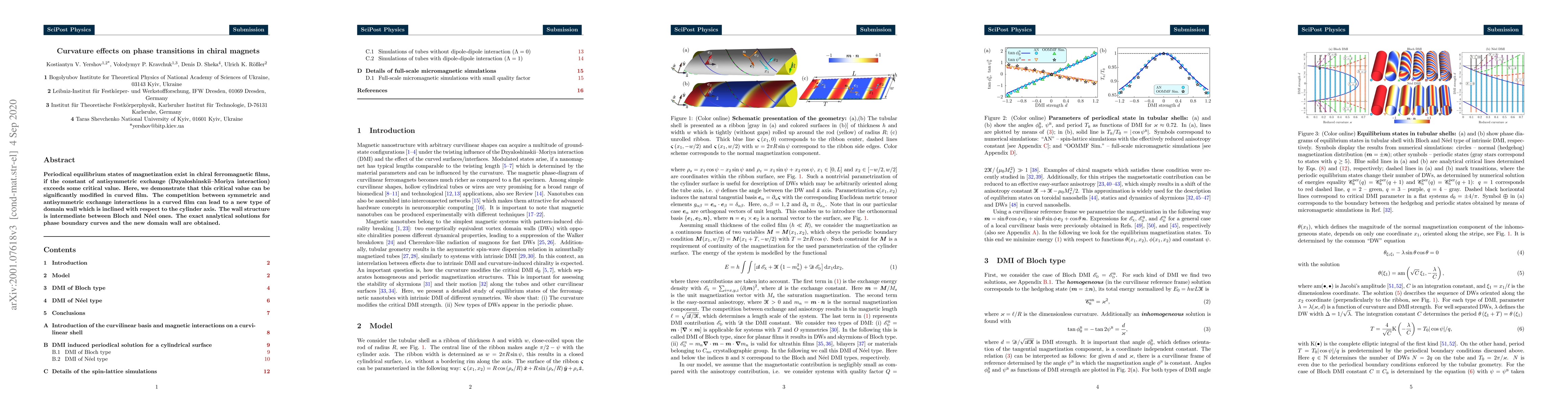 Thumbnail for Curvature effects on phase transitions in chiral magnets
