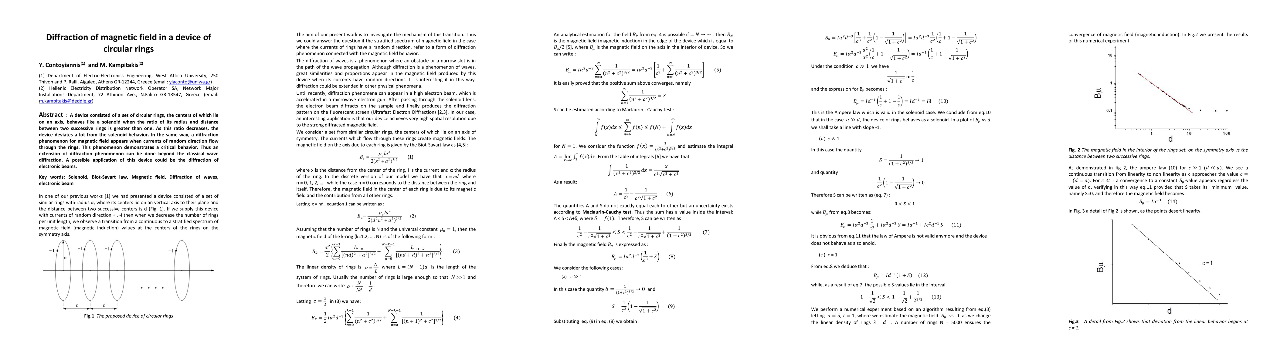 Thumbnail for Diffraction of magnetic field in a device of circular rings