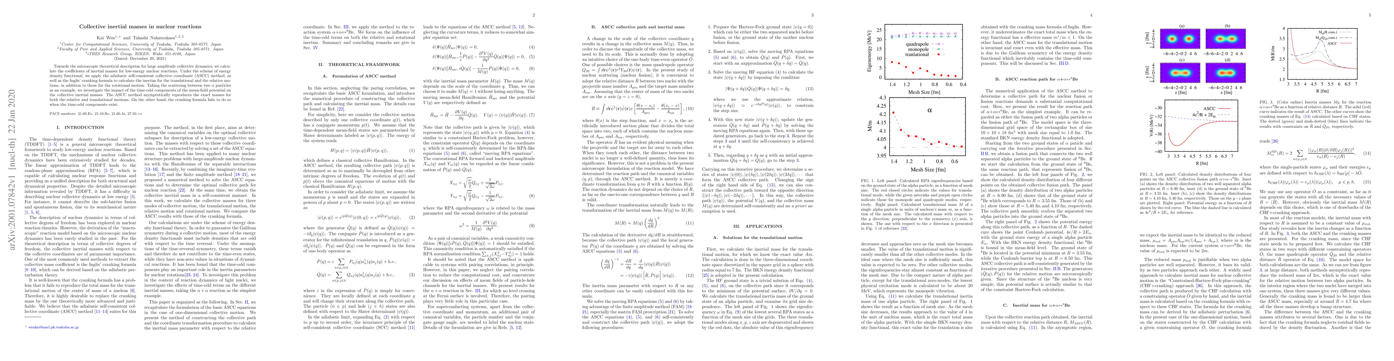Thumbnail for Collective inertial masses in nuclear reactions