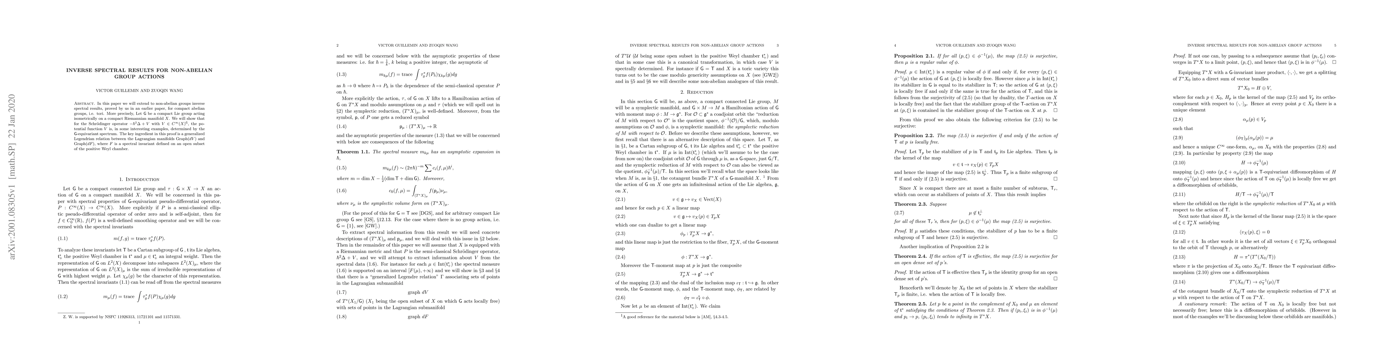 Thumbnail for Inverse spectral results for non-abelian group actions