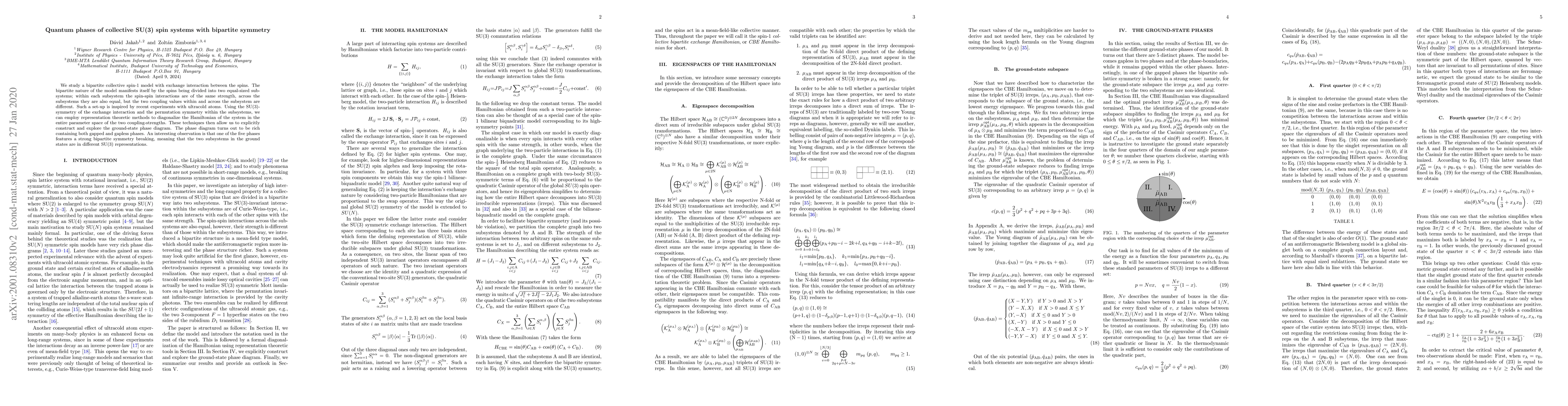 Thumbnail for Quantum phases of collective SU(3) spin systems with bipartite symmetry