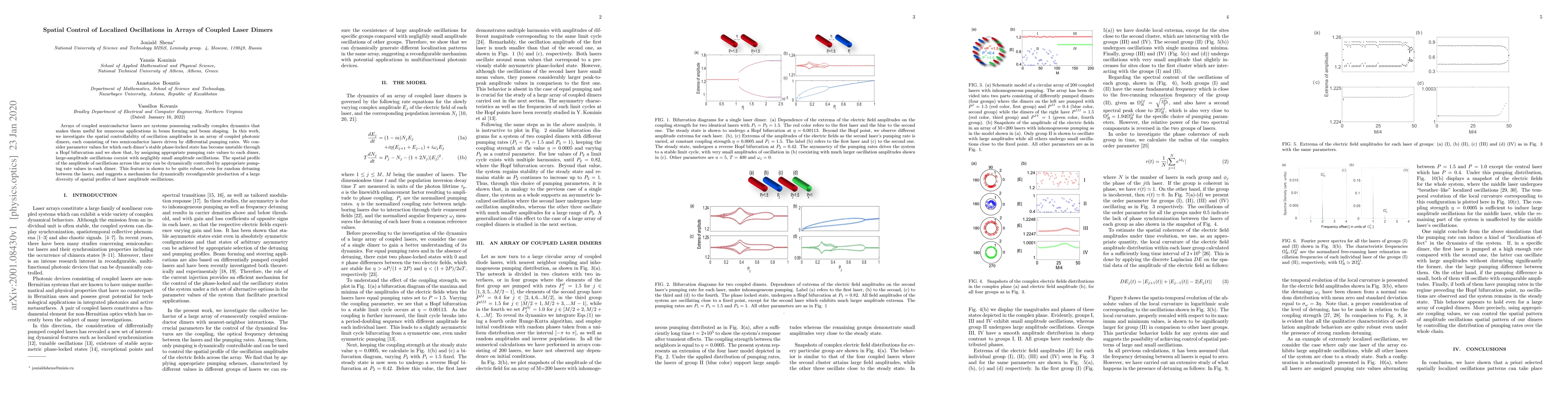 Thumbnail for Spatial Control of Localized Oscillations in Arrays of Coupled Laser
  Dimers