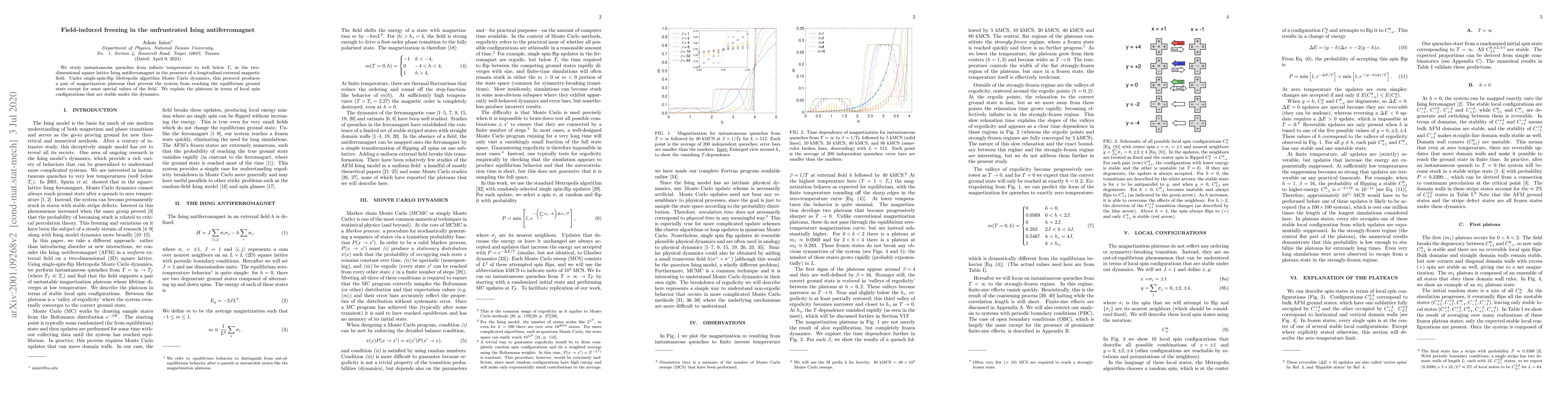 Thumbnail for Field-induced freezing in the unfrustrated Ising antiferromagnet