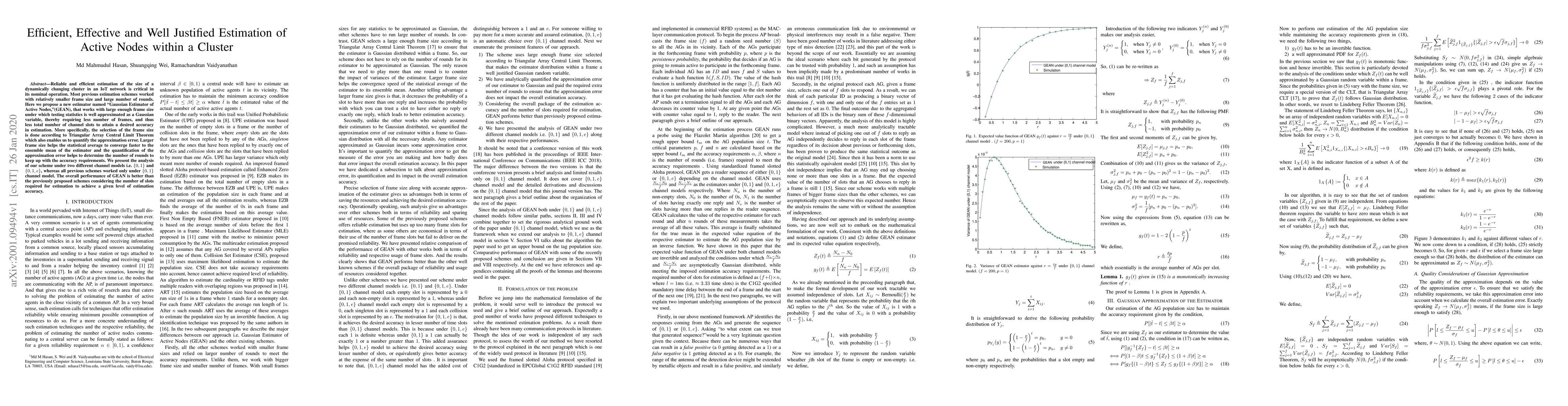 Thumbnail for Efficient, Effective and Well Justified Estimation of Active Nodes
  within a Cluster