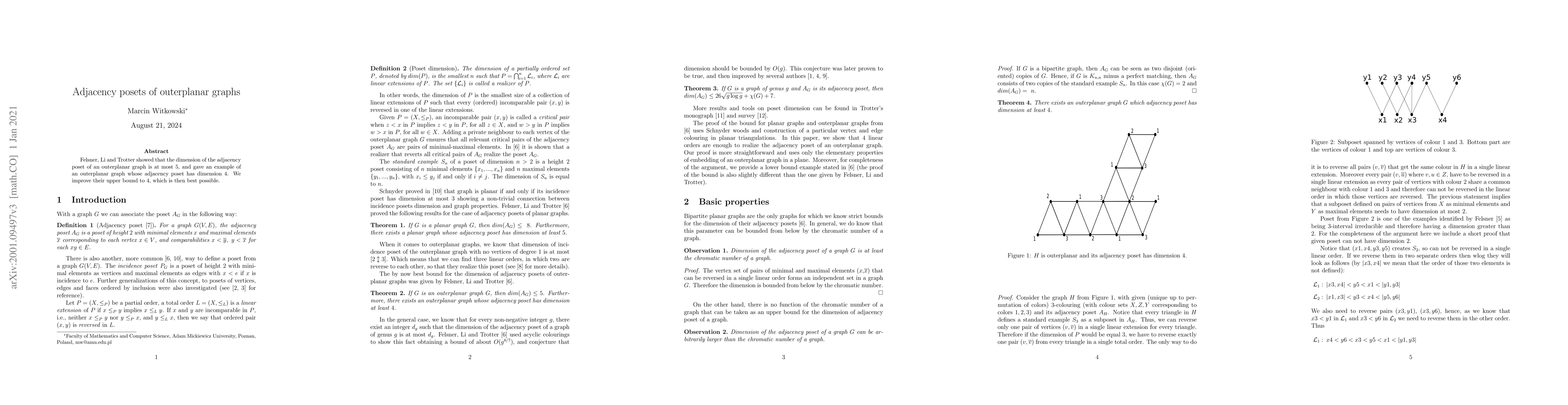 Thumbnail for Adjacency posets of outerplanar graphs