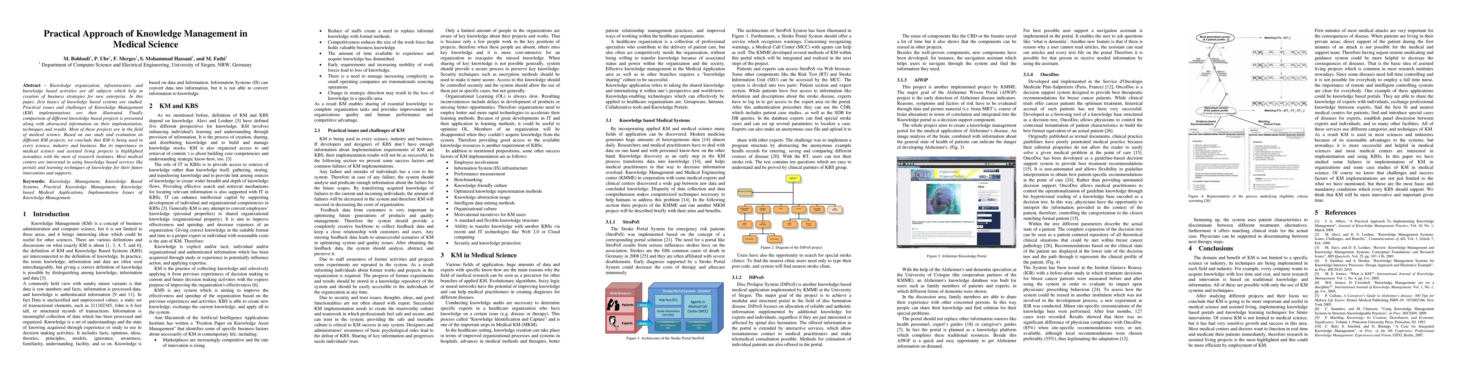 Thumbnail for Practical Approach of Knowledge Management in Medical Science