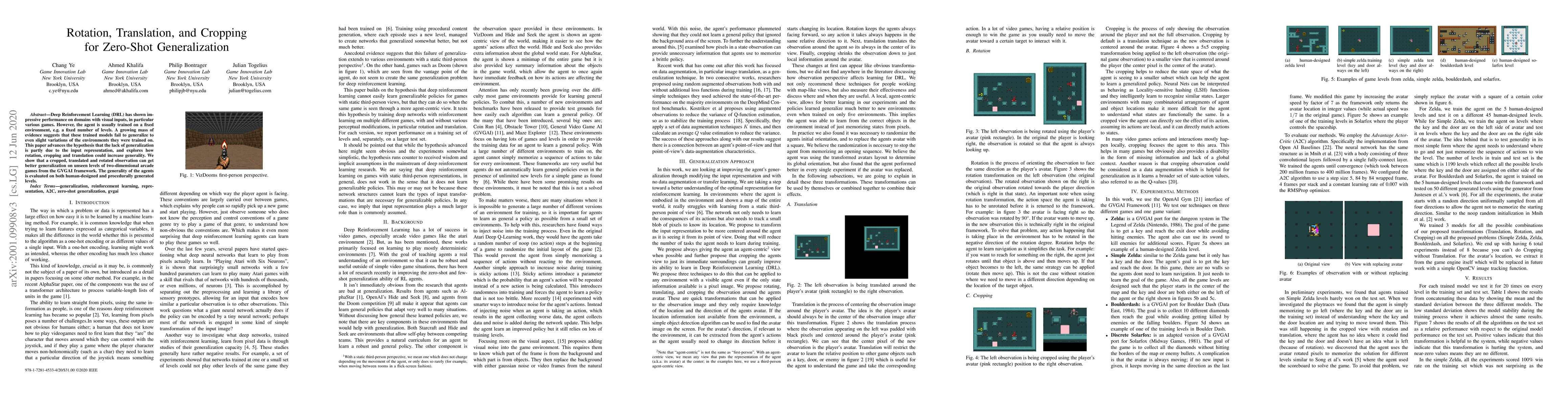 Thumbnail for Rotation, Translation, and Cropping for Zero-Shot Generalization