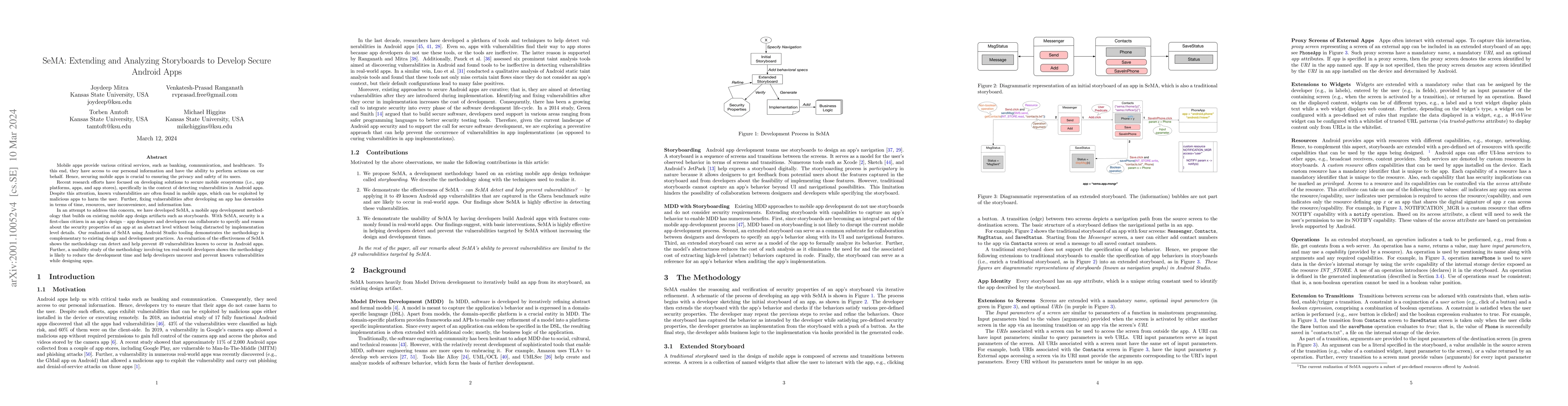 Thumbnail for SeMA: Extending and Analyzing Storyboards to Develop Secure Android Apps