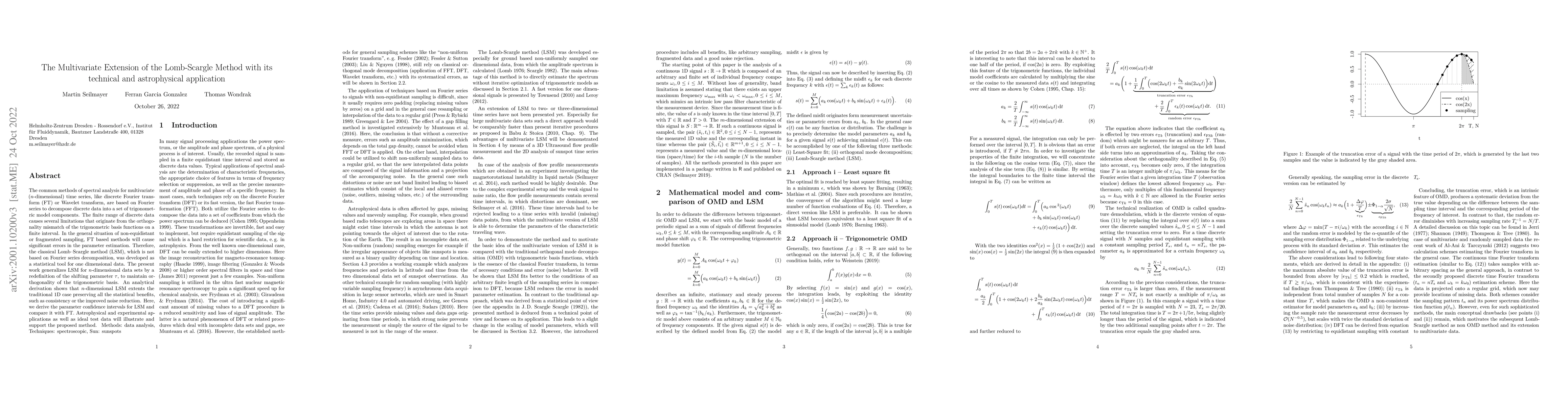 Thumbnail for The Multivariate Extension of the Lomb-Scargle Method
