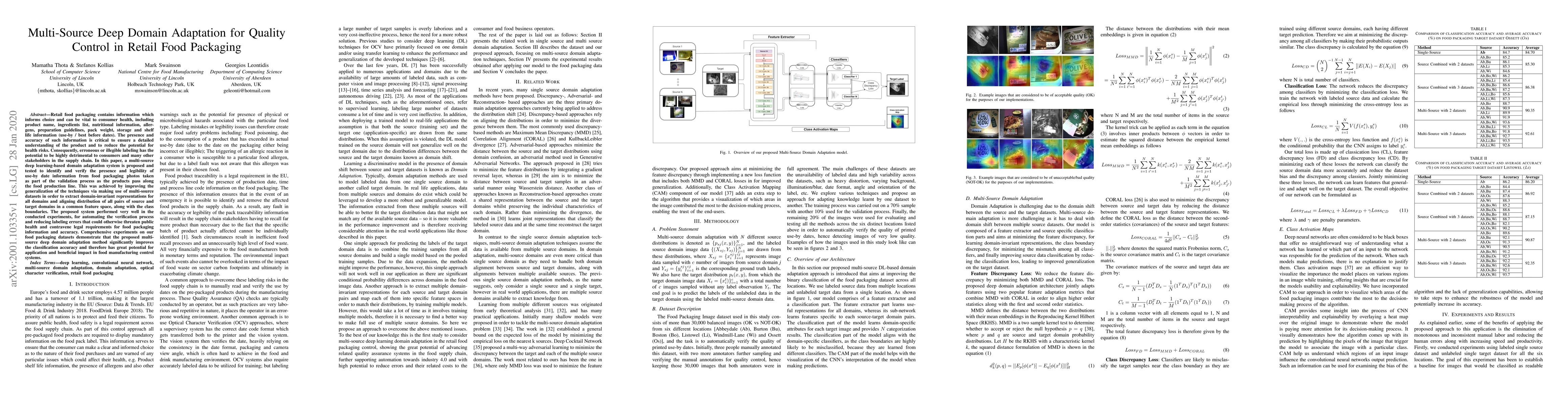 Thumbnail for Multi-Source Deep Domain Adaptation for Quality Control in Retail Food
  Packaging