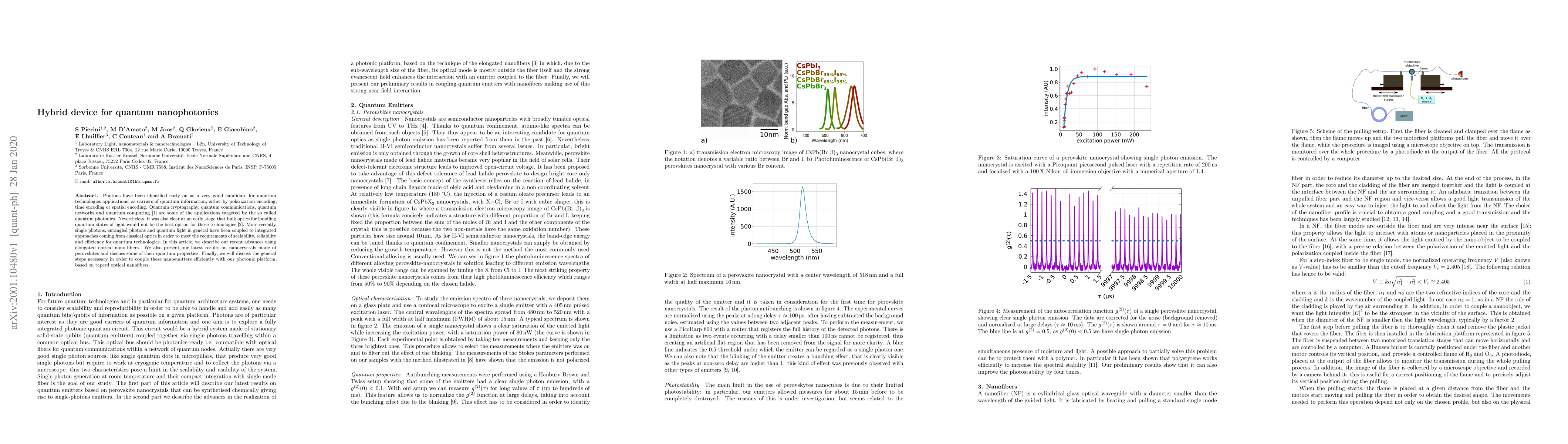 Thumbnail for Hybrid device for quantum nanophotonics