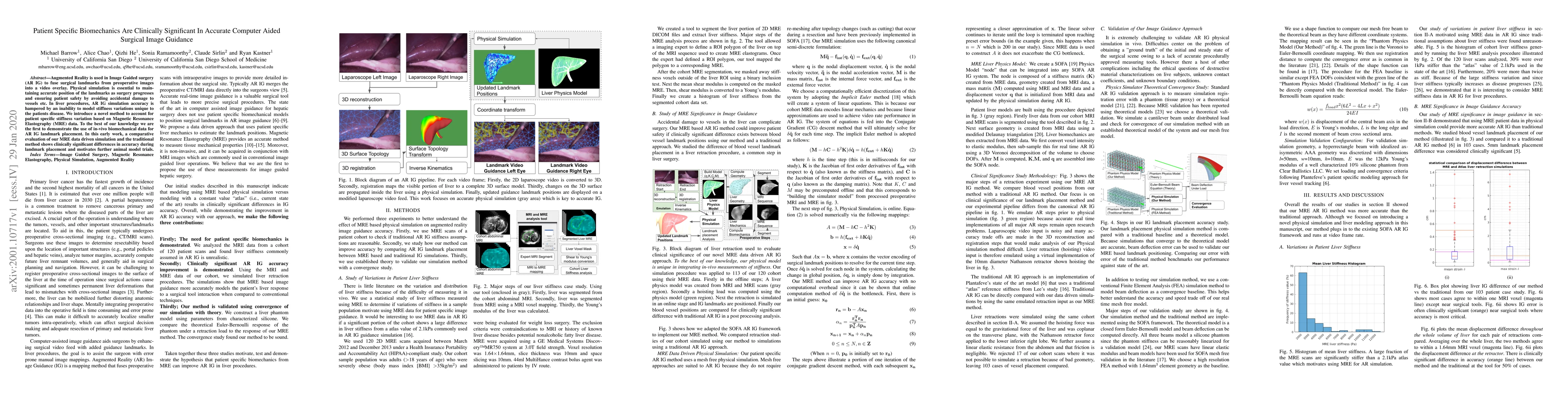 Thumbnail for Patient Specific Biomechanics Are Clinically Significant In Accurate
  Computer Aided Surgical Image Guidance