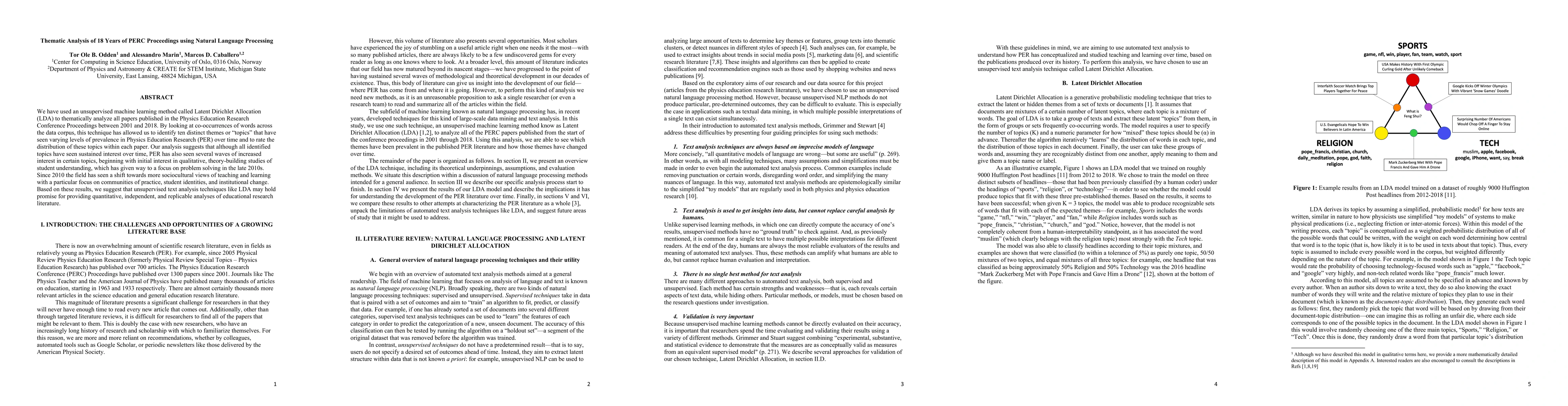 Thumbnail for Thematic Analysis of 18 Years of PERC Proceedings using Natural Language
  Processing