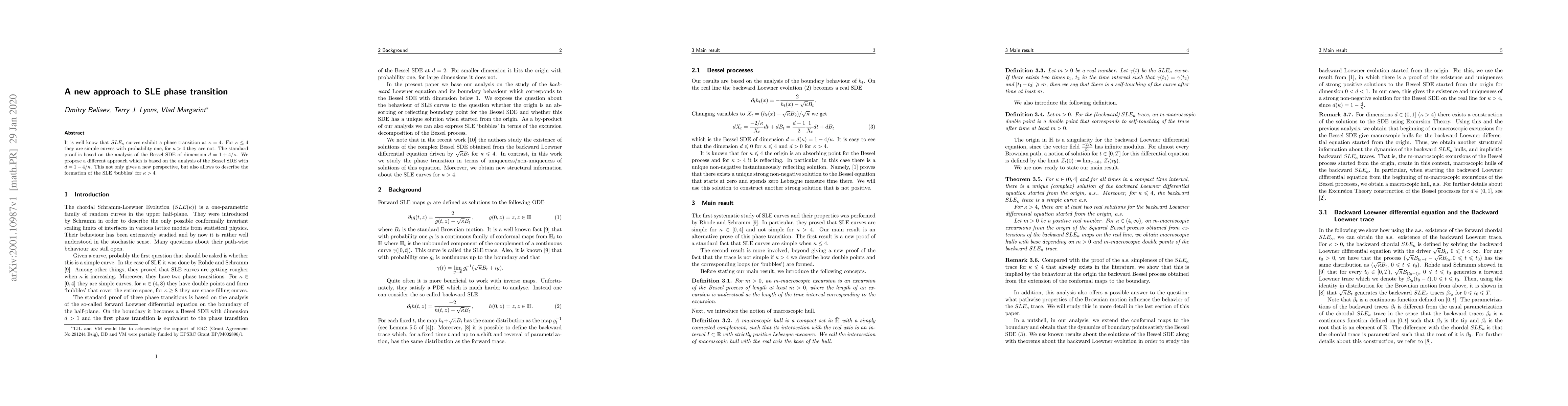 Thumbnail for A new approach to SLE phase transition