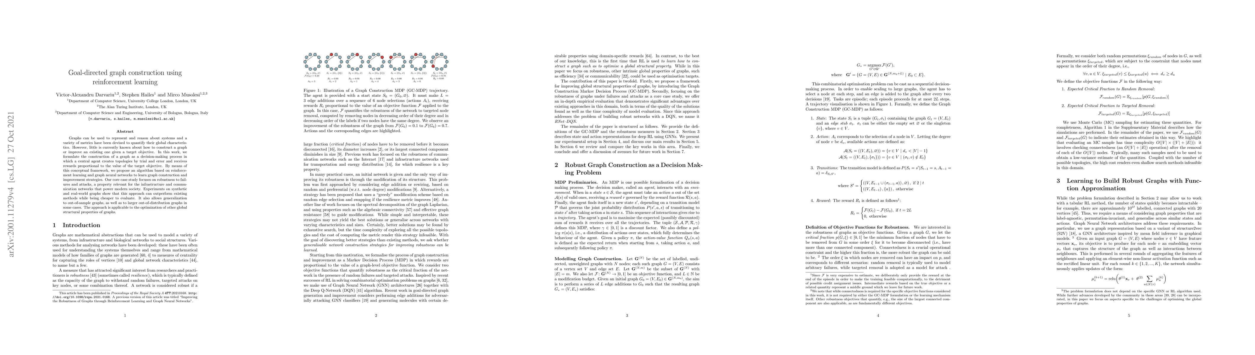 Thumbnail for Goal-directed graph construction using reinforcement learning