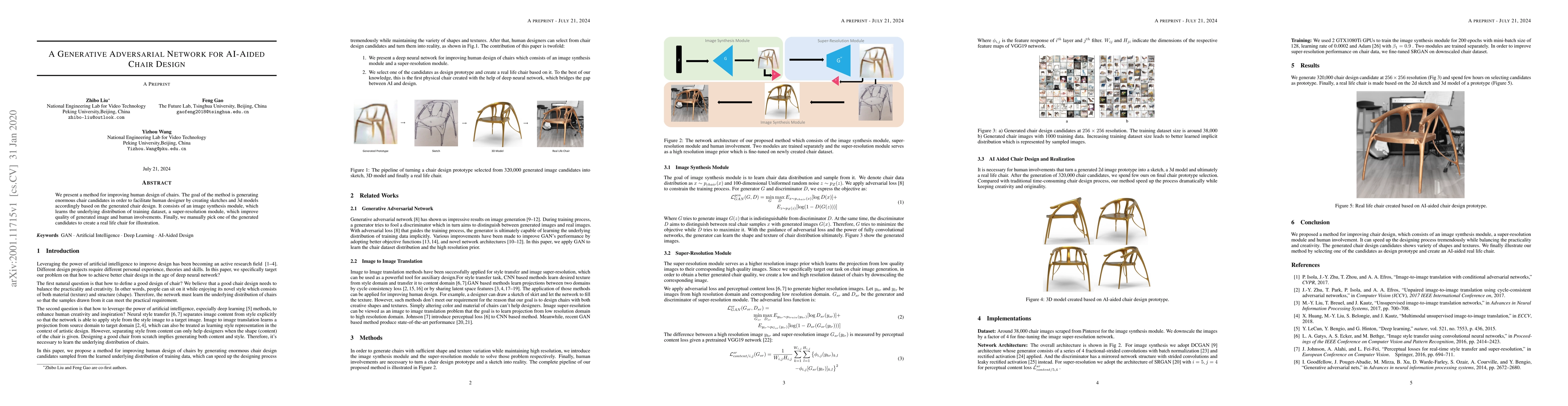 Thumbnail for A Generative Adversarial Network for AI-Aided Chair Design