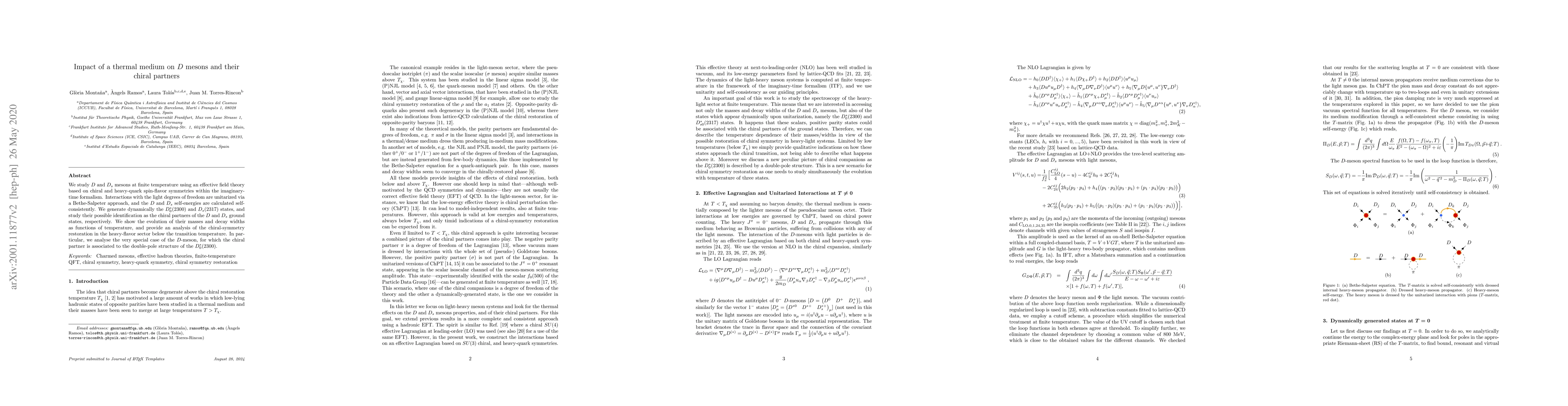 Thumbnail for Impact of a thermal medium on $D$ mesons and their chiral partners