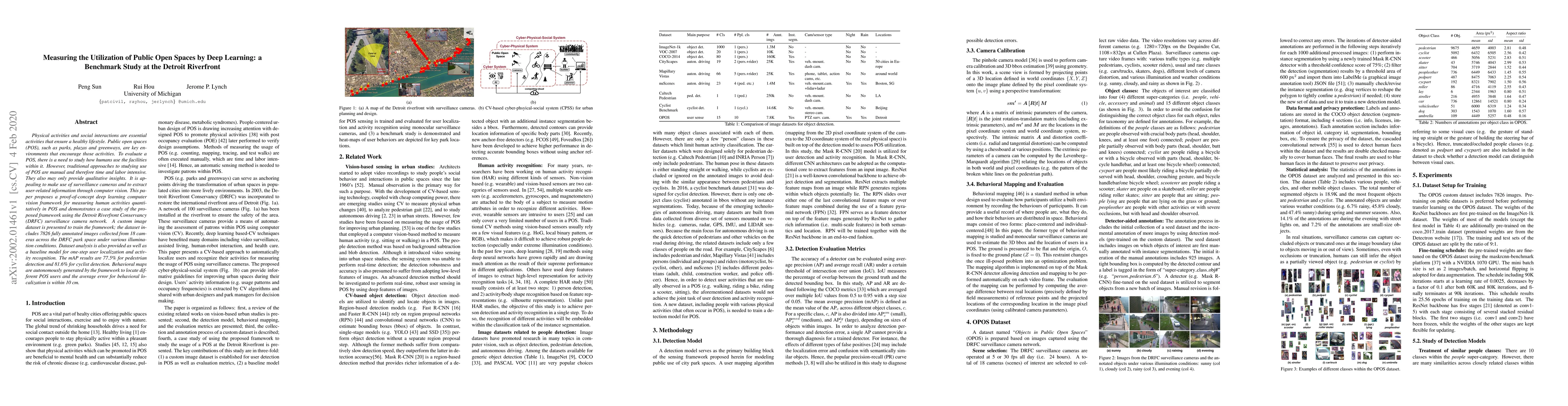 Thumbnail for Measuring the Utilization of Public Open Spaces by Deep Learning: a
  Benchmark Study at the Detroit Riverfront