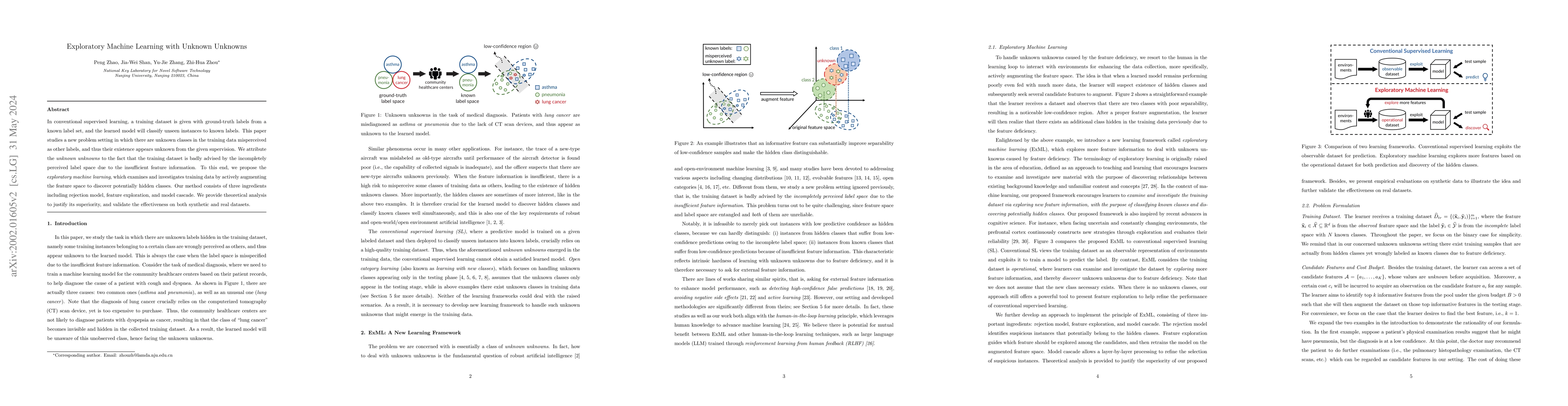 Thumbnail for Exploratory Machine Learning with Unknown Unknowns