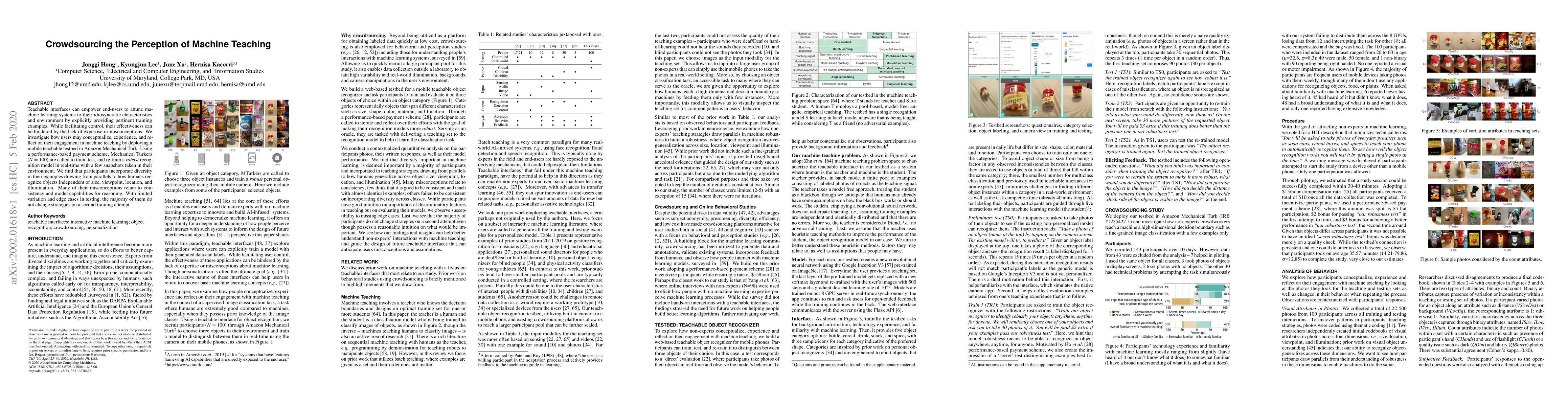 Thumbnail for Crowdsourcing the Perception of Machine Teaching