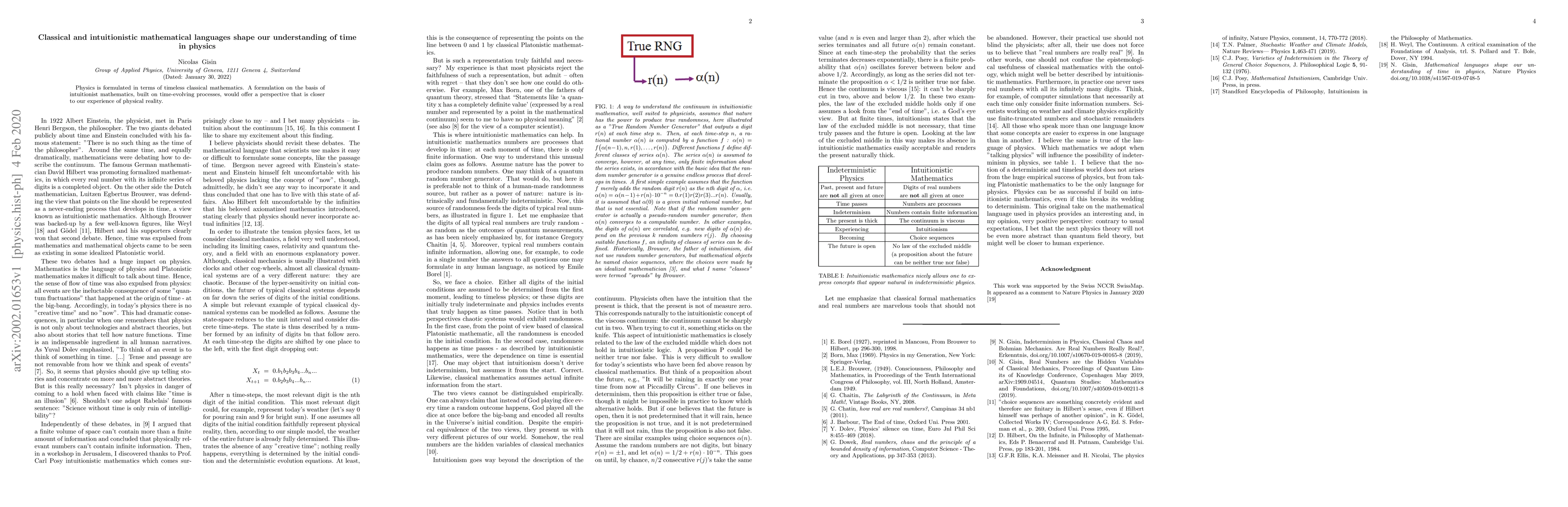Thumbnail for Classical and intuitionistic mathematical languages shape our
  understanding of time in physics