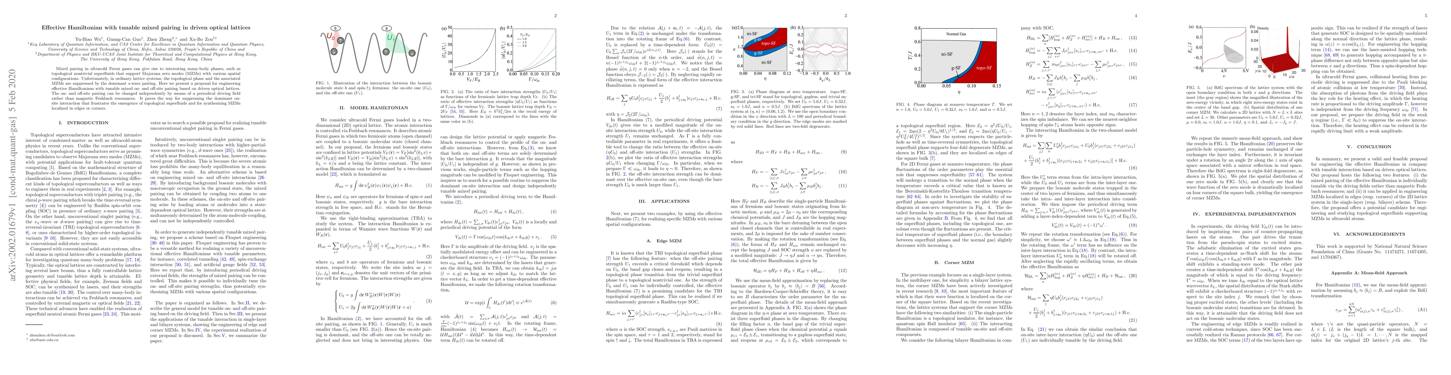 Thumbnail for Effective Hamiltonian with tunable mixed pairing in driven optical
  lattices