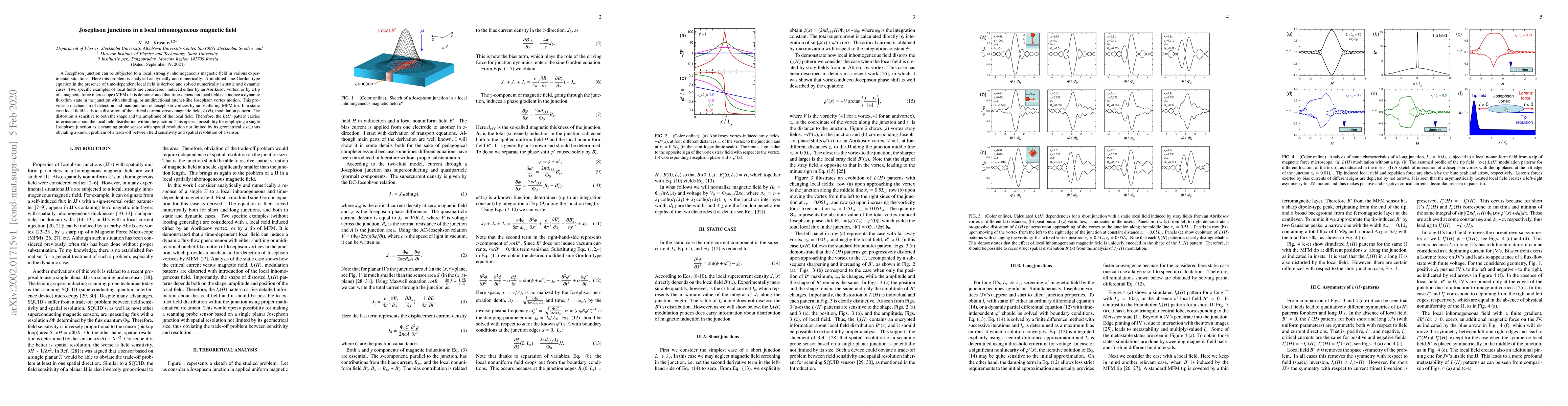 Thumbnail for Josephson junctions in a local inhomogeneous magnetic field