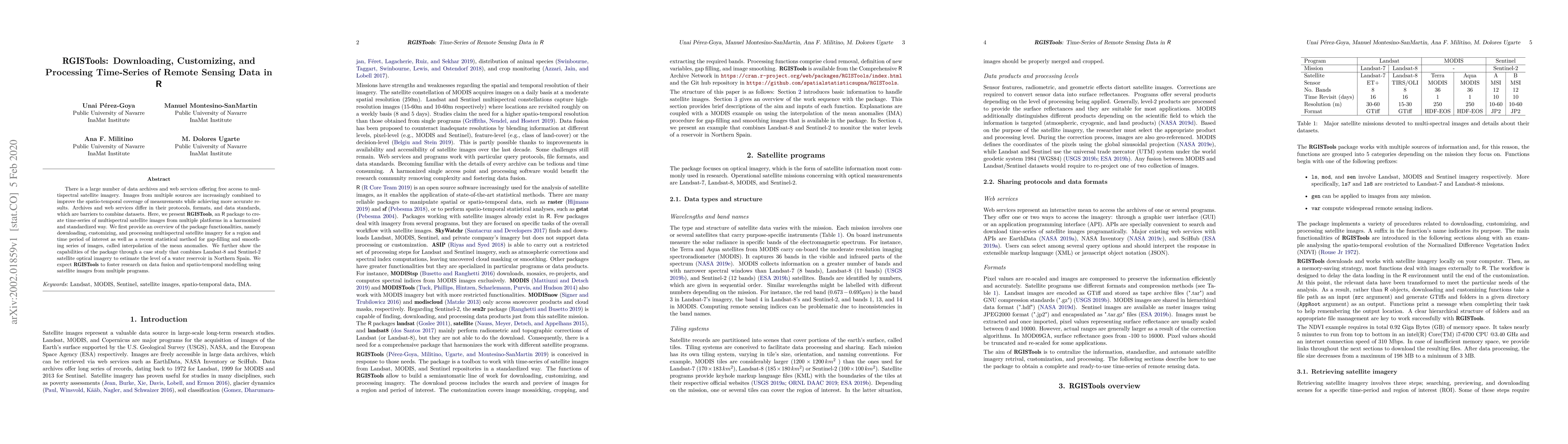Thumbnail for RGISTools: Downloading, Customizing, and Processing Time Series of
  Remote Sensing Data in R