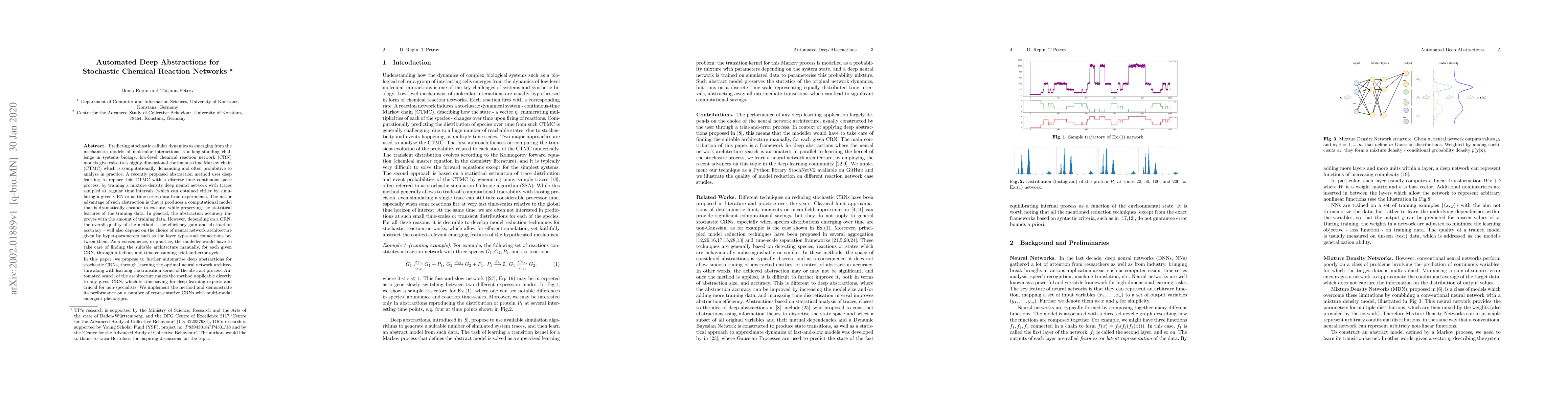 Thumbnail for Automated Deep Abstractions for Stochastic Chemical Reaction Networks