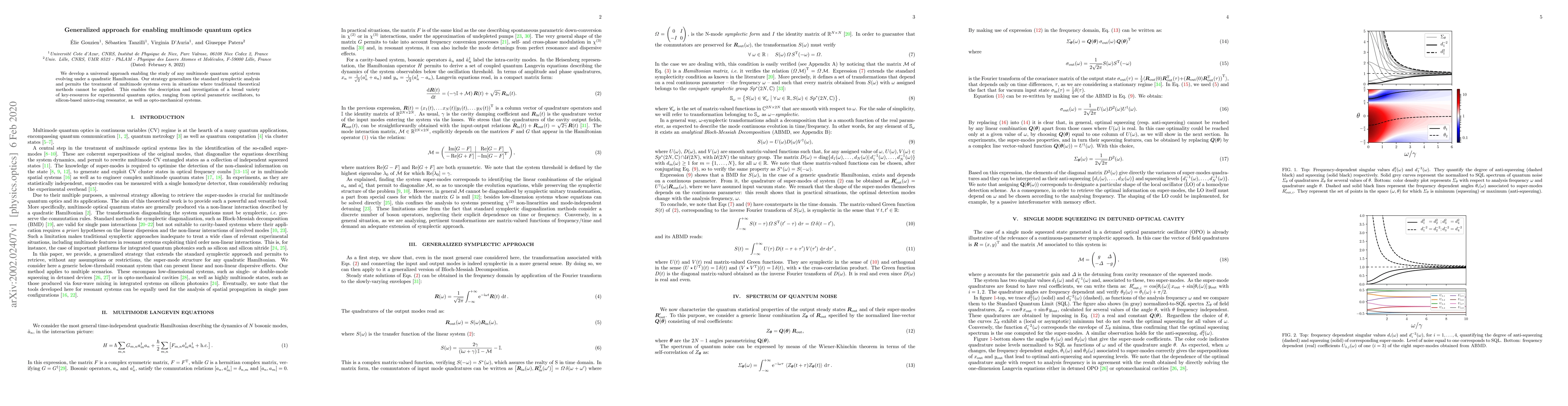 Thumbnail for Generalized approach for enabling multimode quantum optics