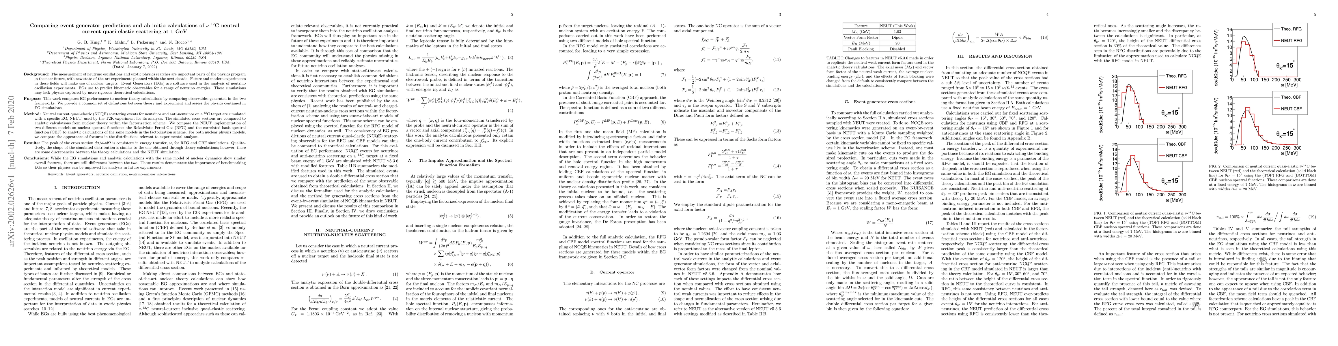 Thumbnail for Comparing event generator predictions and ab-initio calculations of
  $\nu$-$^{12}$C neutral current quasi-elastic scattering at 1 GeV