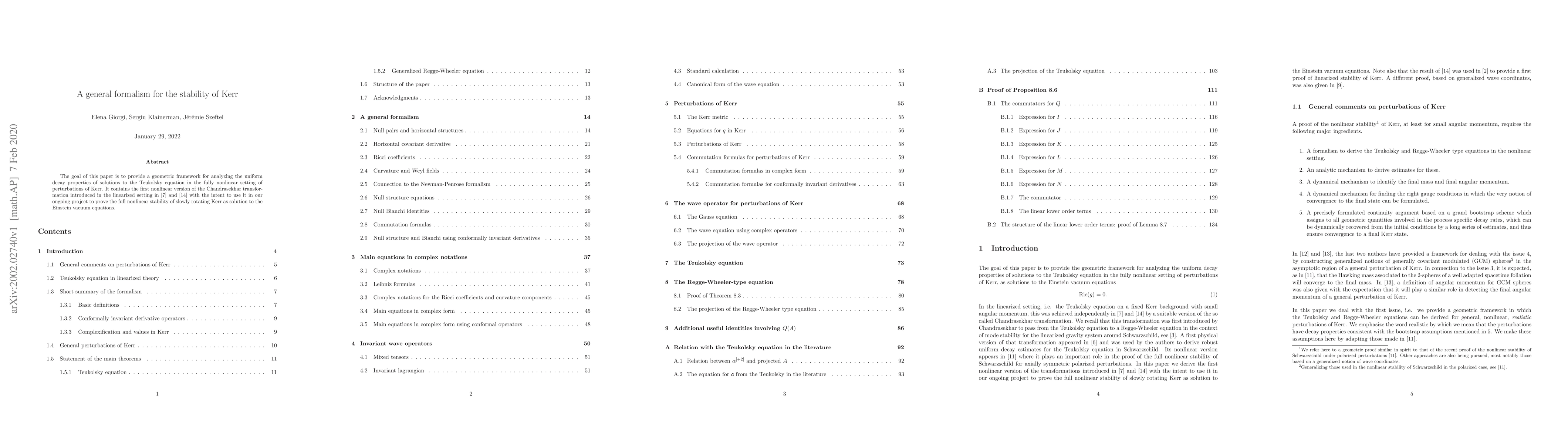 Thumbnail for A general formalism for the stability of Kerr