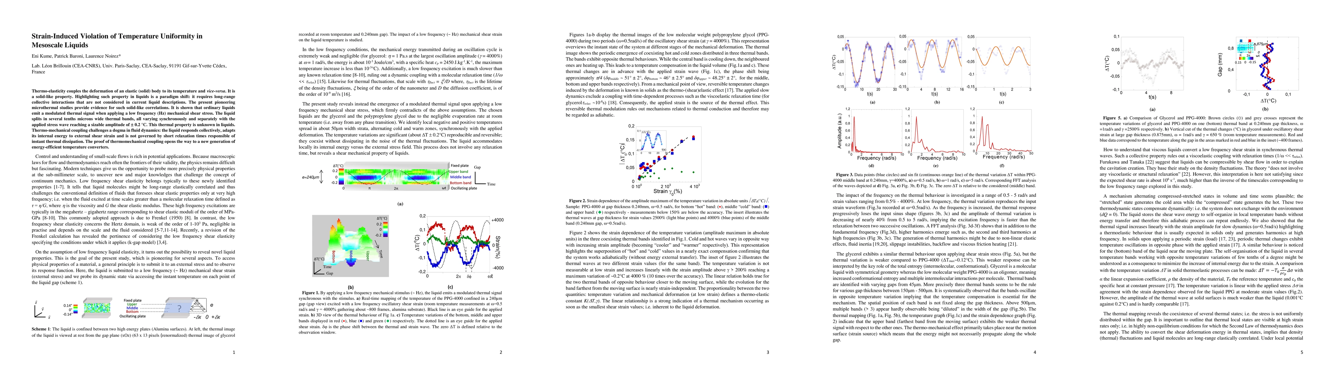 Thumbnail for Strain-Induced Violation of Temperature Uniformity in Mesoscale Liquids