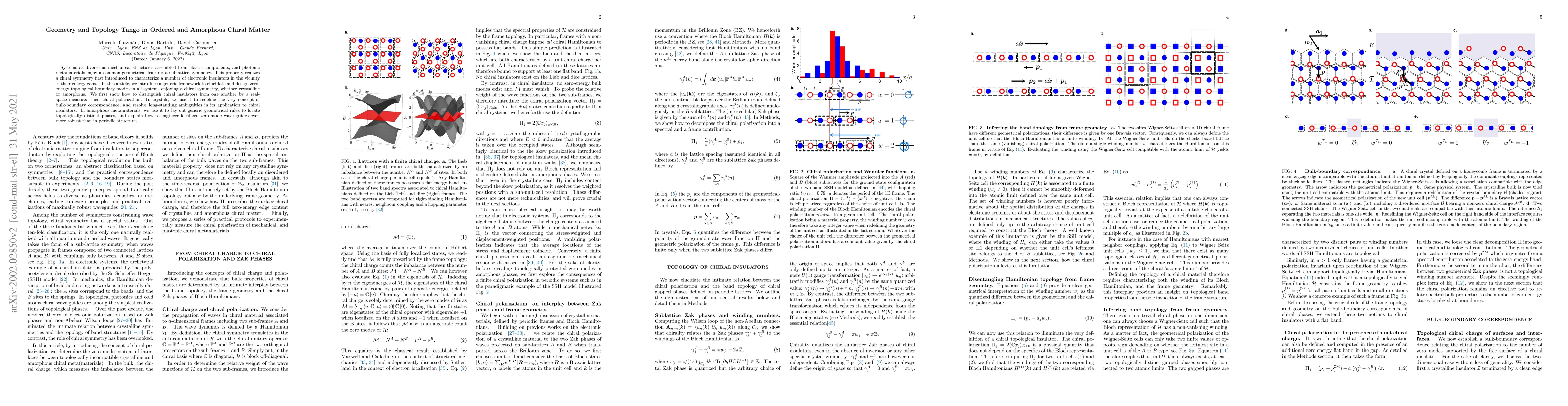Thumbnail for Geometry and Topology Tango in Ordered and Amorphous Chiral Matter