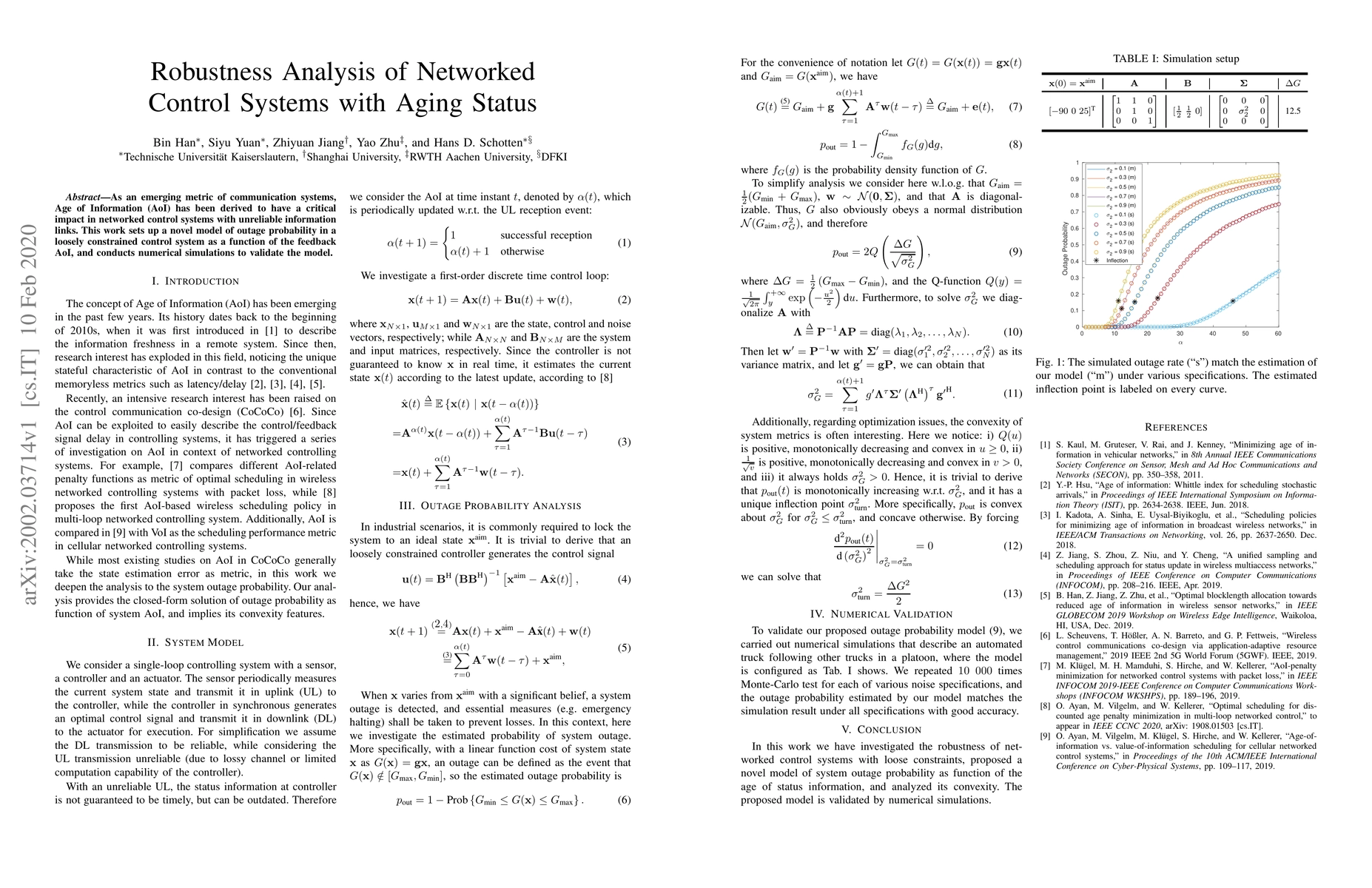 Thumbnail for Robustness Analysis of Networked Control Systems with Aging Status