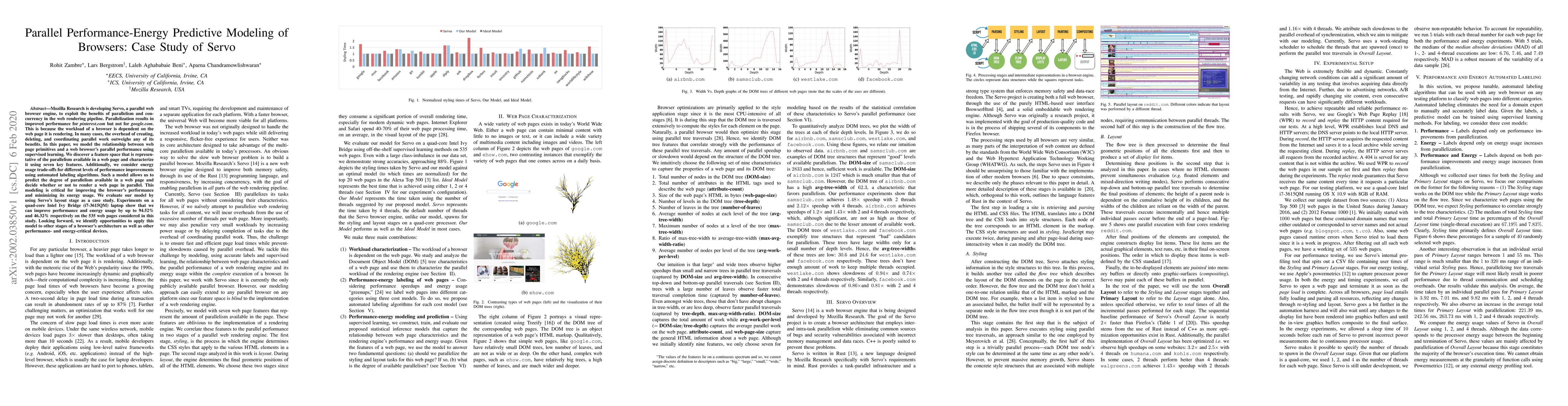 Thumbnail for Parallel Performance-Energy Predictive Modeling of Browsers: Case Study
  of Servo