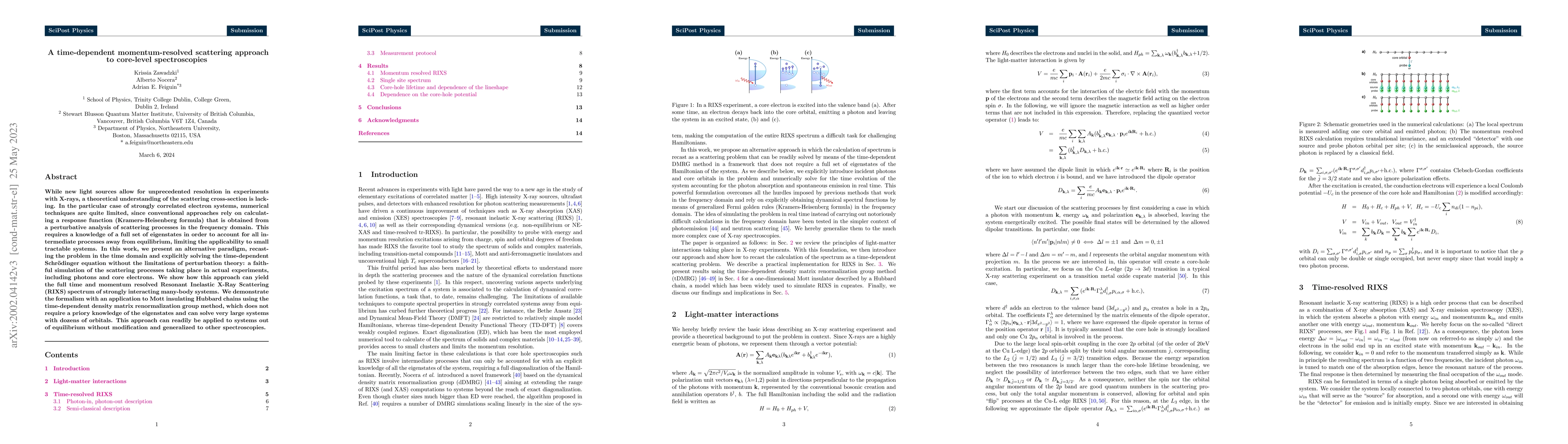 Thumbnail for A time-dependent scattering approach to core-level spectroscopies