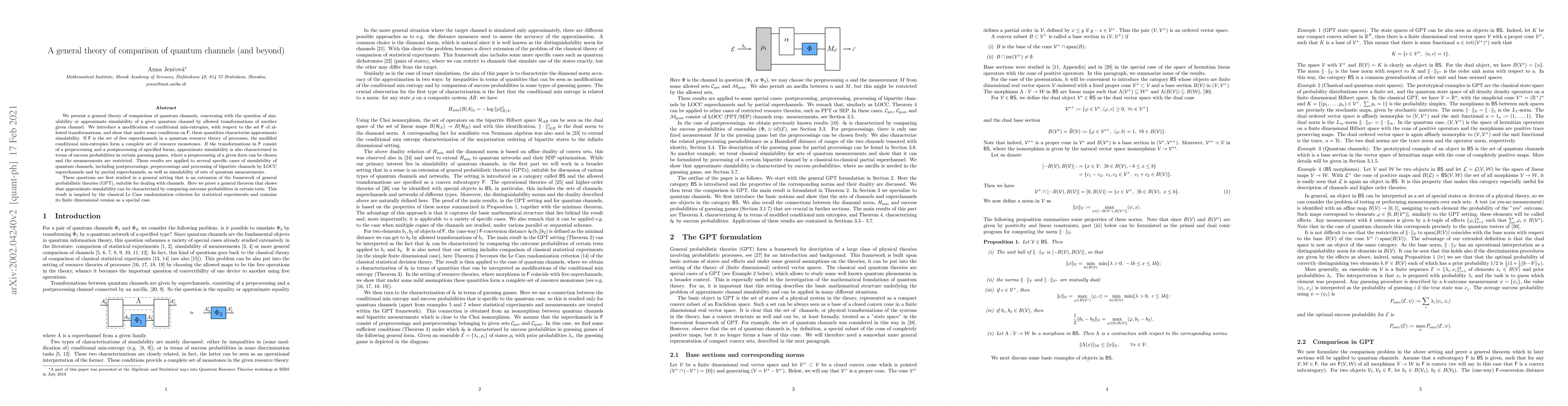Thumbnail for A general theory of comparison of quantum channels (and beyond)