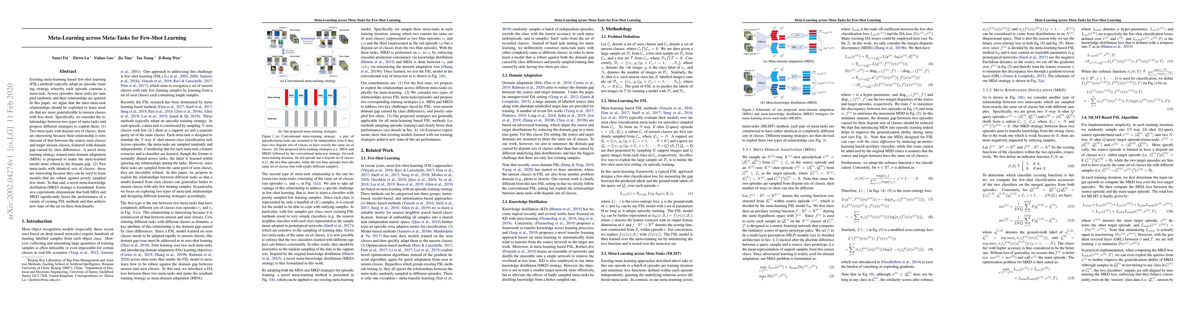 Thumbnail for Meta-Learning across Meta-Tasks for Few-Shot Learning