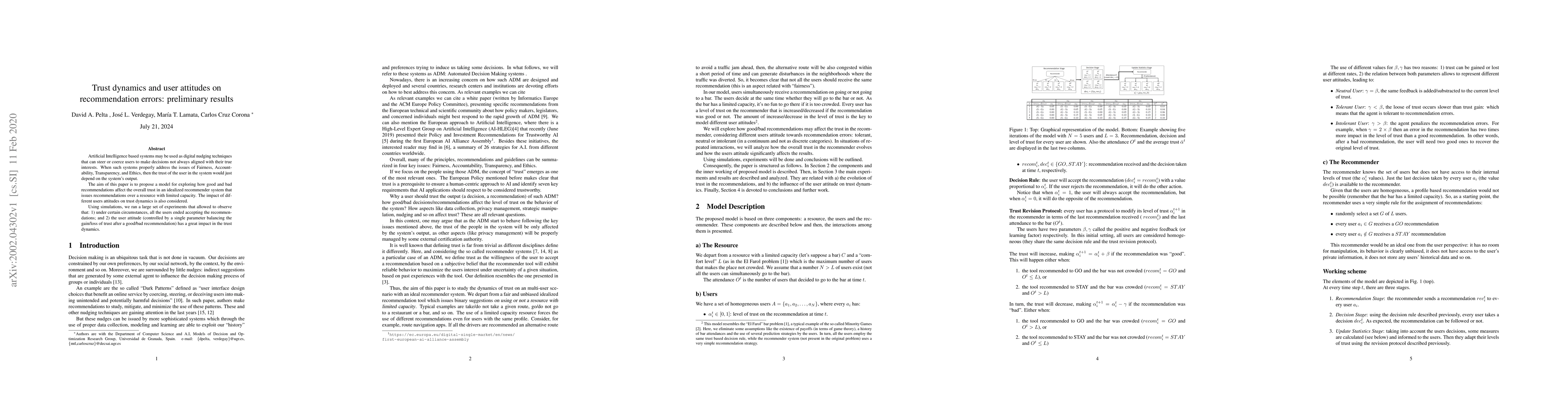 Thumbnail for Trust dynamics and user attitudes on recommendation errors: preliminary
  results