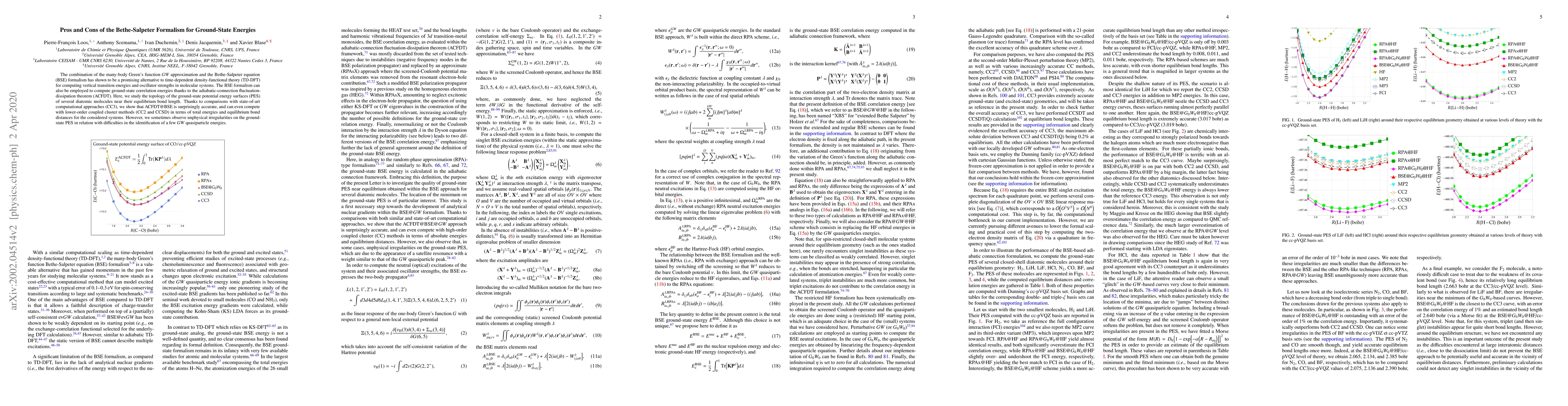 Thumbnail for Pros and Cons of the Bethe-Salpeter Formalism for Ground-State Energies