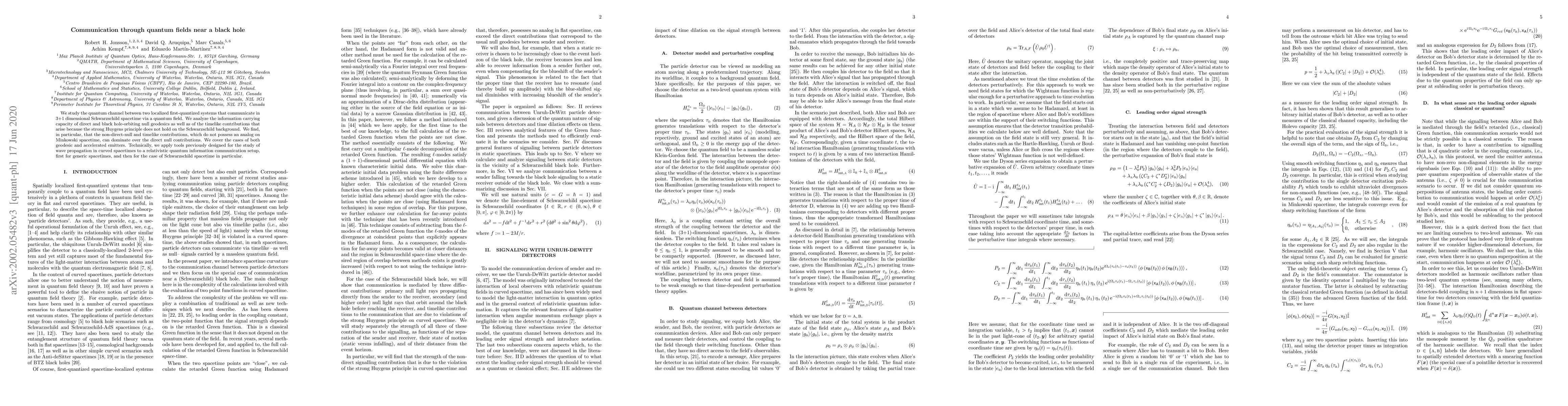 Thumbnail for Communication through quantum fields near a black hole