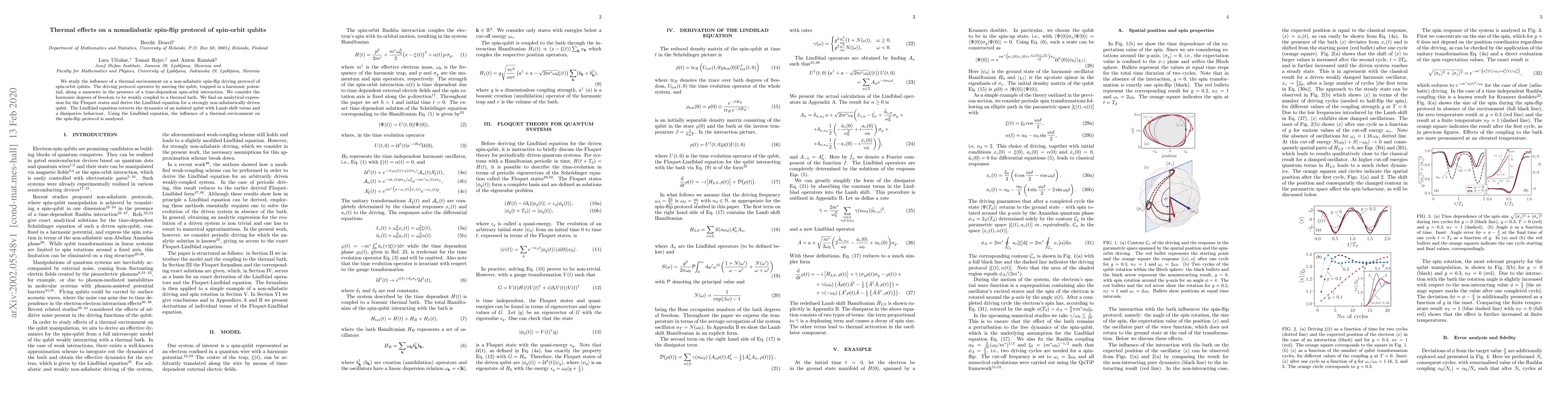 Thumbnail for Thermal effects on a nonadiabatic spin-flip protocol of spin-orbit
  qubits
