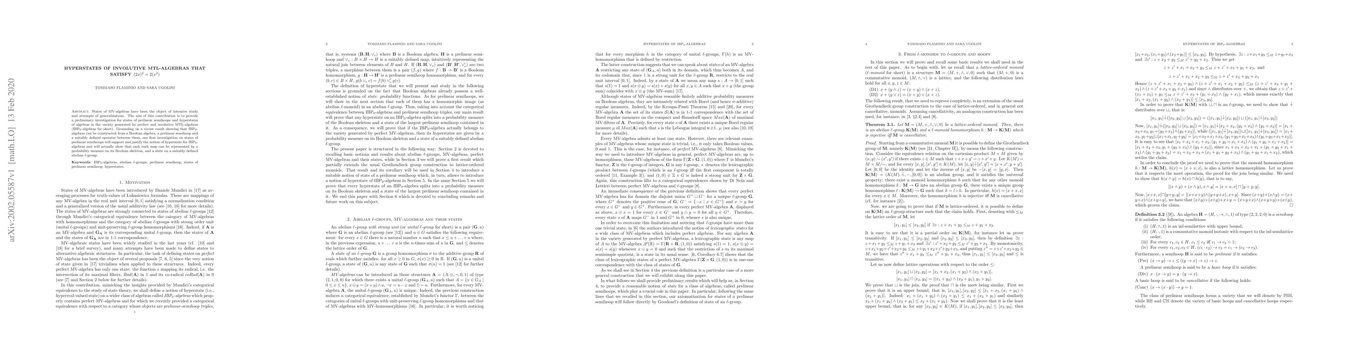 Thumbnail for Hyperstates of Involutive MTL-Algebras that Satisfy $(2x)^2 = 2(x^2)$