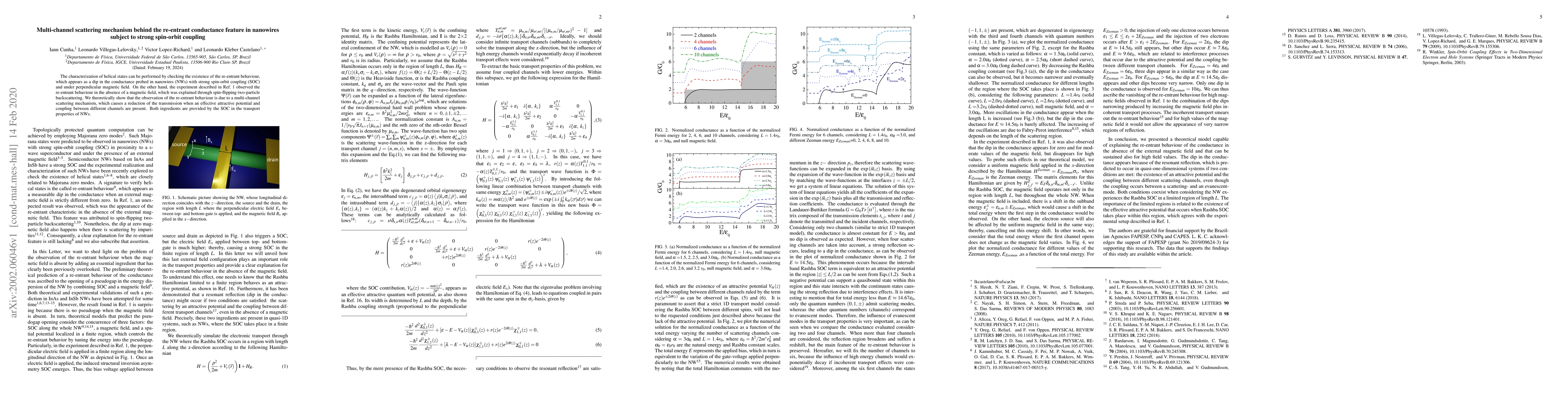 Thumbnail for Multi-channel scattering mechanism behind the re-entrant conductance
  feature in nanowires subject to strong spin-orbit coupling