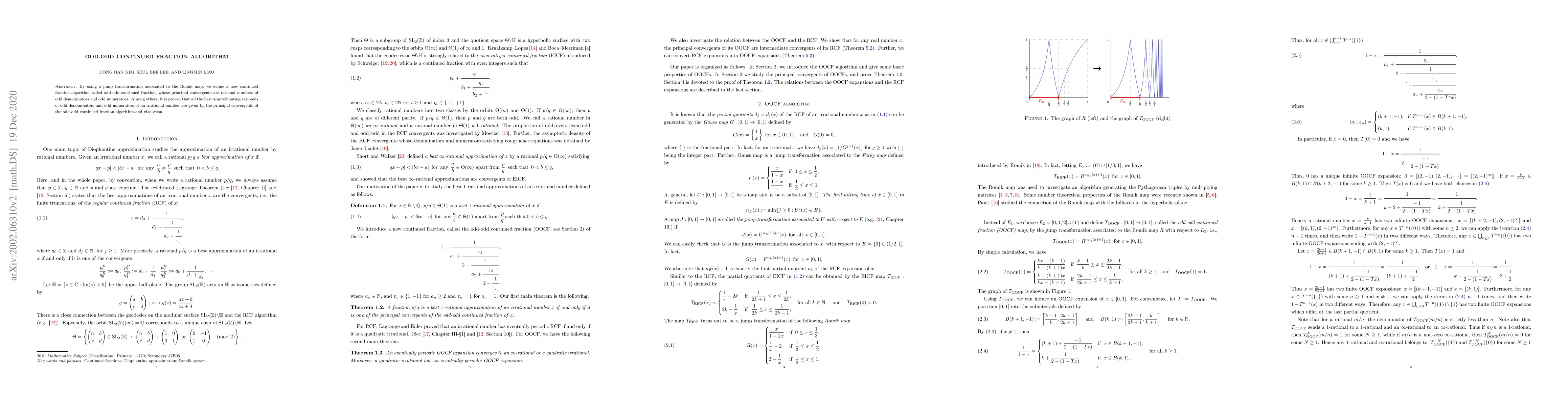 Thumbnail for Odd-odd continued fraction algorithm