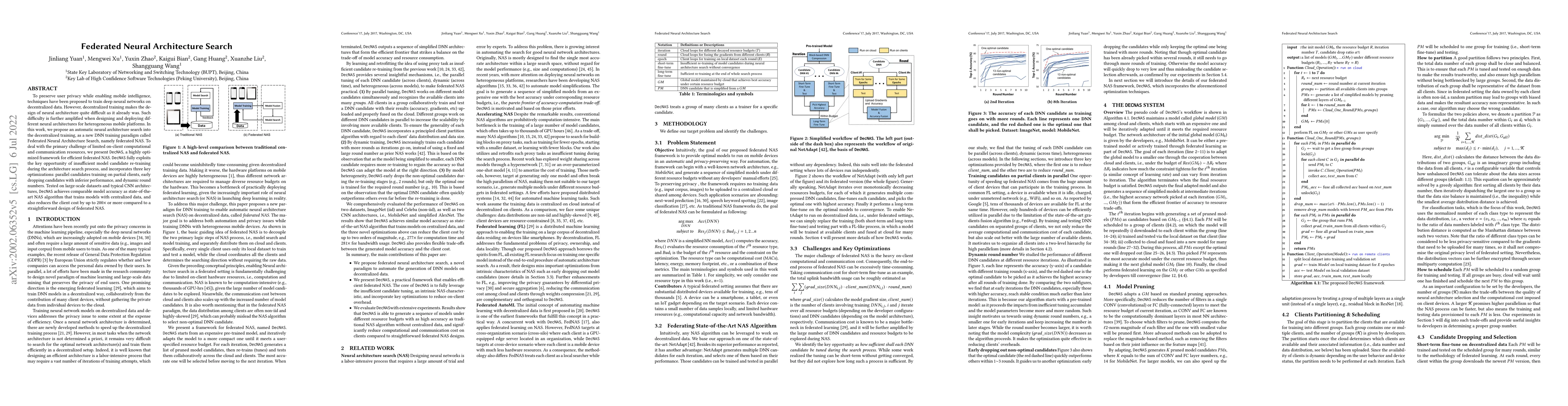 Thumbnail for Federated Neural Architecture Search