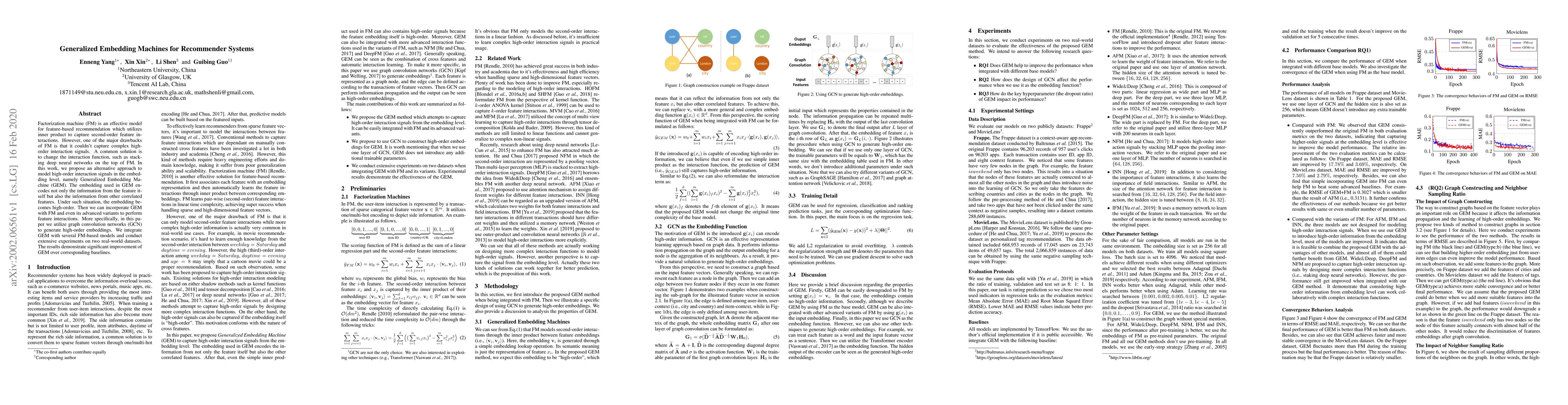 Thumbnail for Generalized Embedding Machines for Recommender Systems
