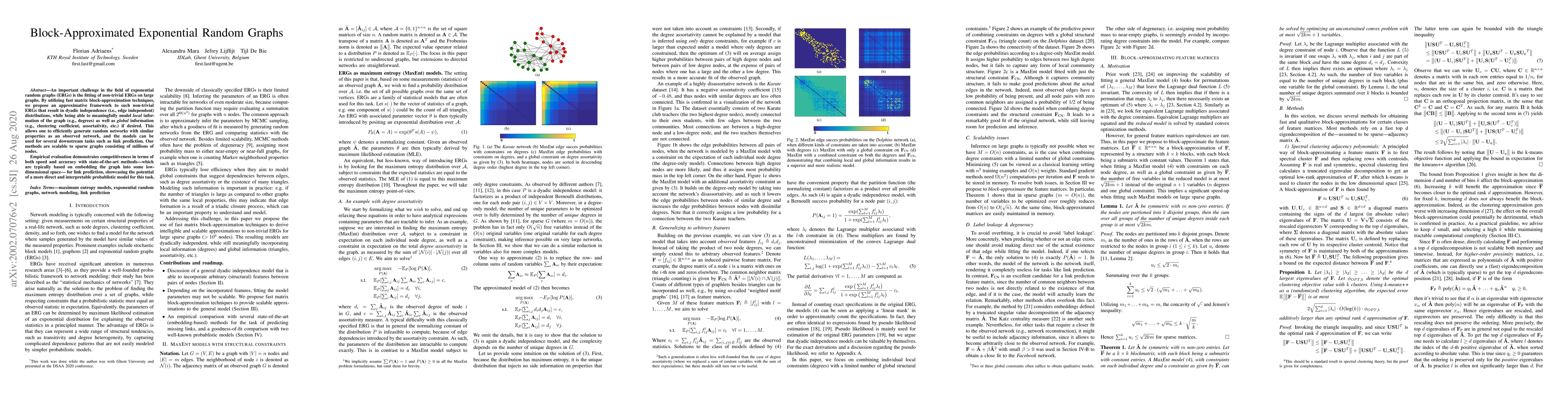 Thumbnail for Block-Approximated Exponential Random Graphs