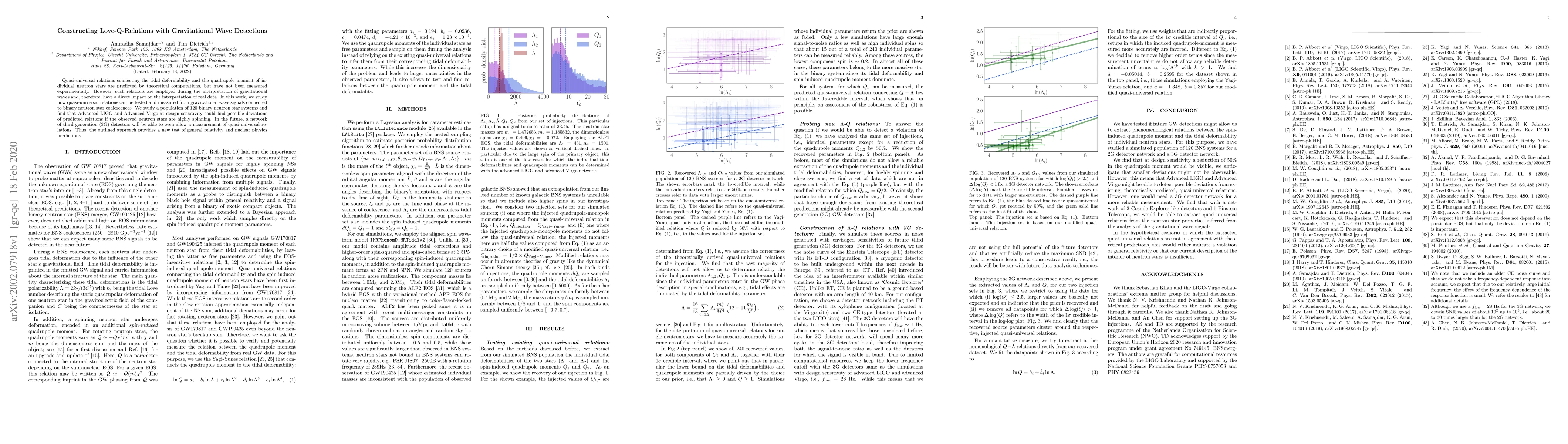 Thumbnail for Constructing Love-Q-Relations with Gravitational Wave Detections